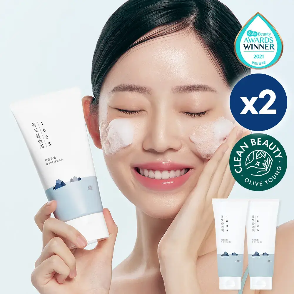 [저자극/약산성] 라운드랩 1025 독도 클렌저 200ml+200ml